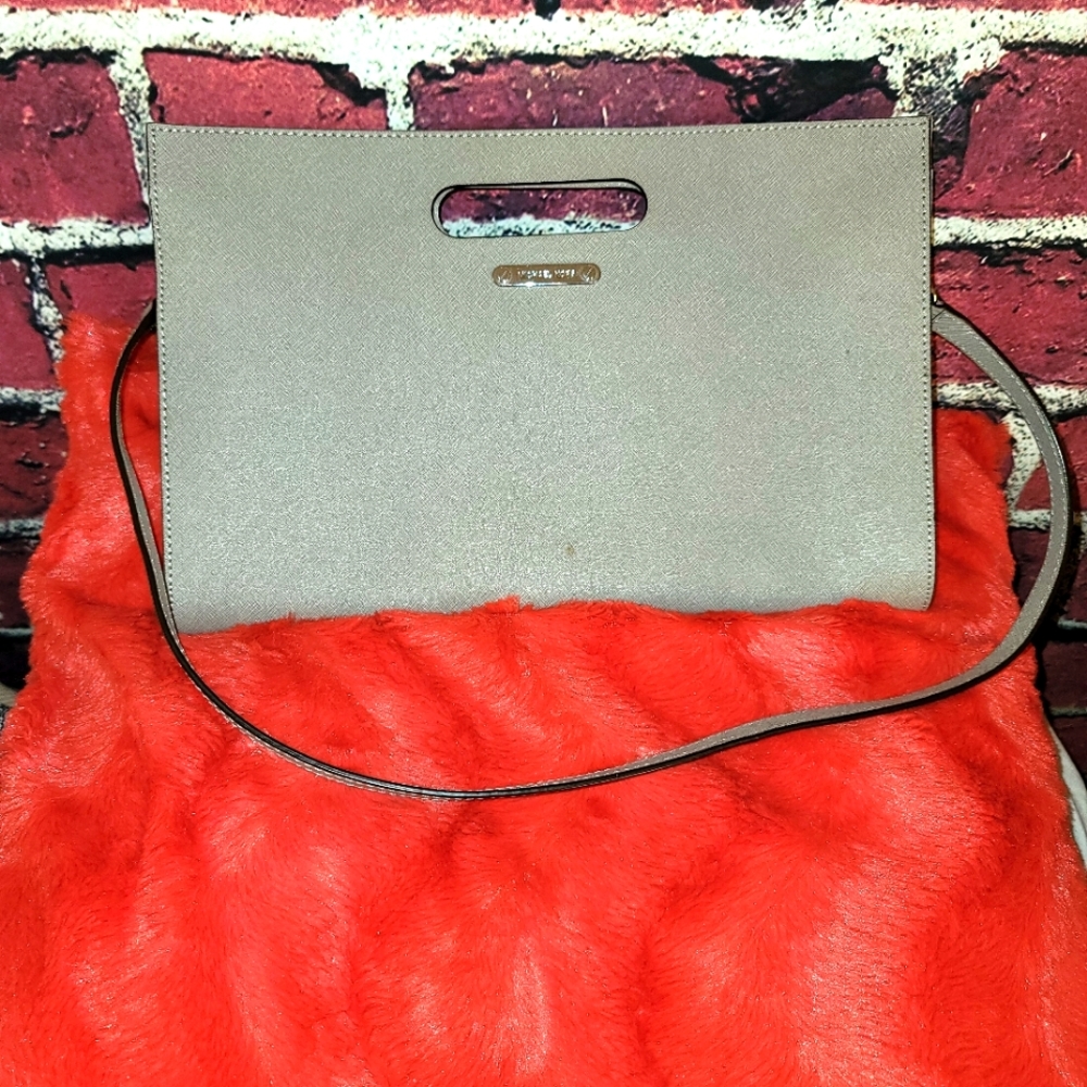 Michael Kors clutch/shoulder bag, gray